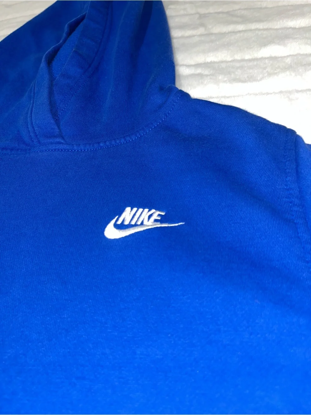 Nike Royal Blue Pullover Hoodie - Kids